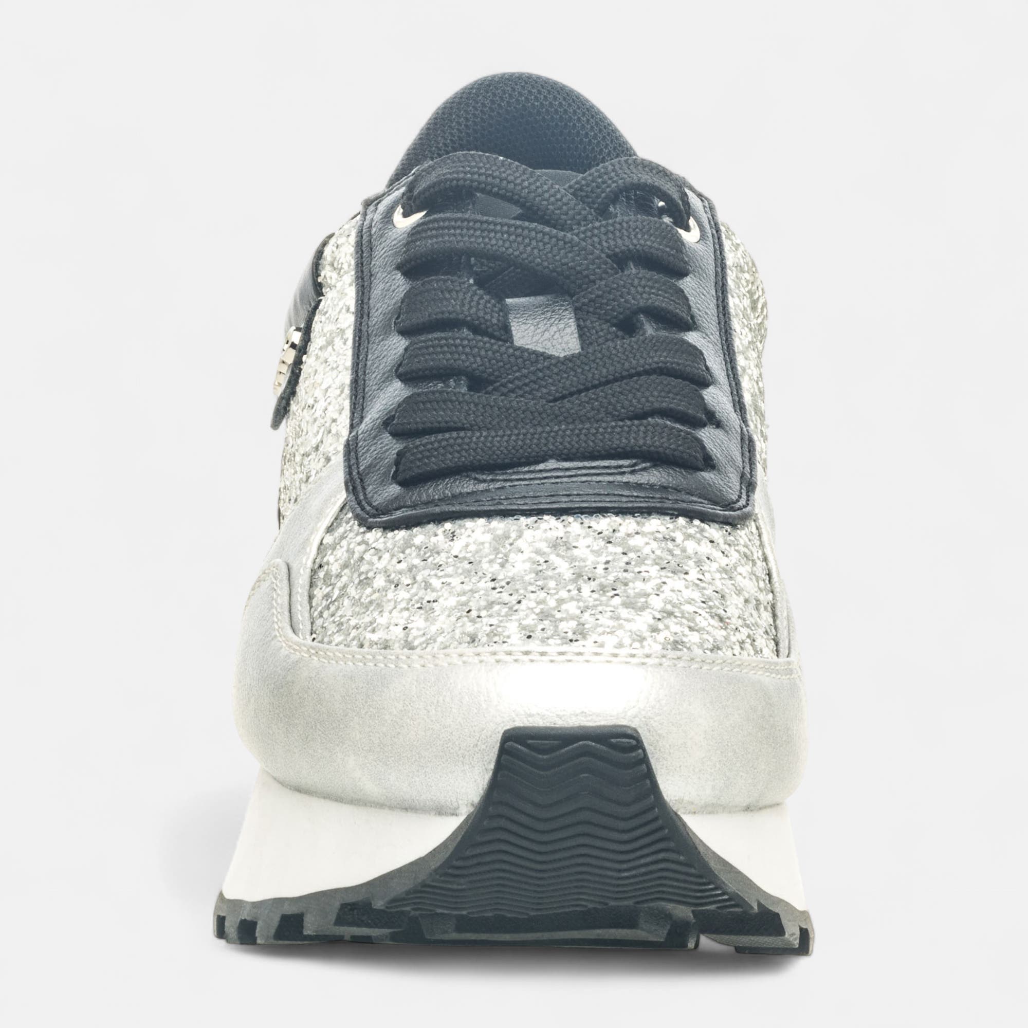 Baskets basses Femme argent