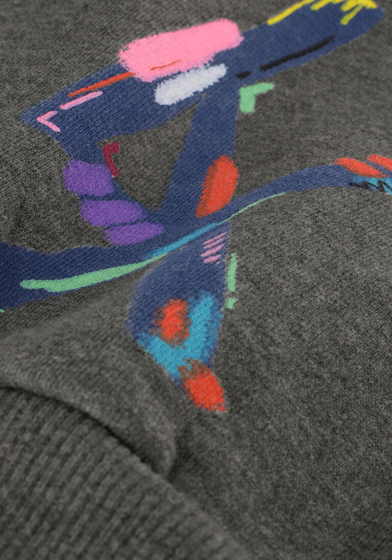 ALIX MINI grijze alix mini trui knitted multicolour sweater
