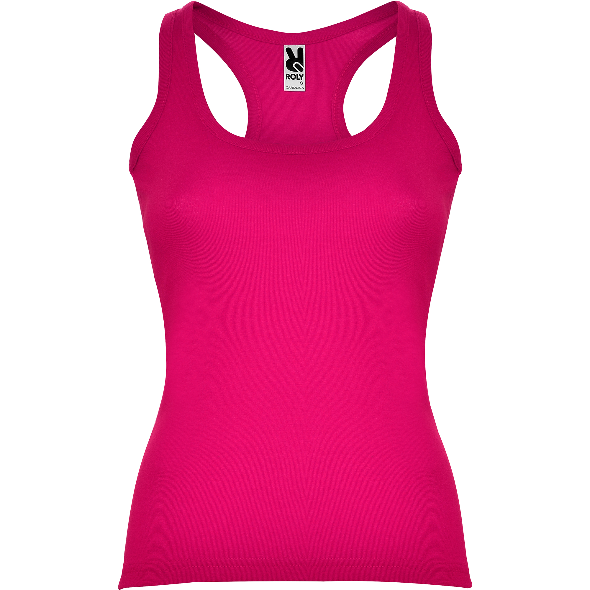 Roly CA6517 - CAROLINA T-shirt coupe près du corps avec encolure et emmanchure liserés