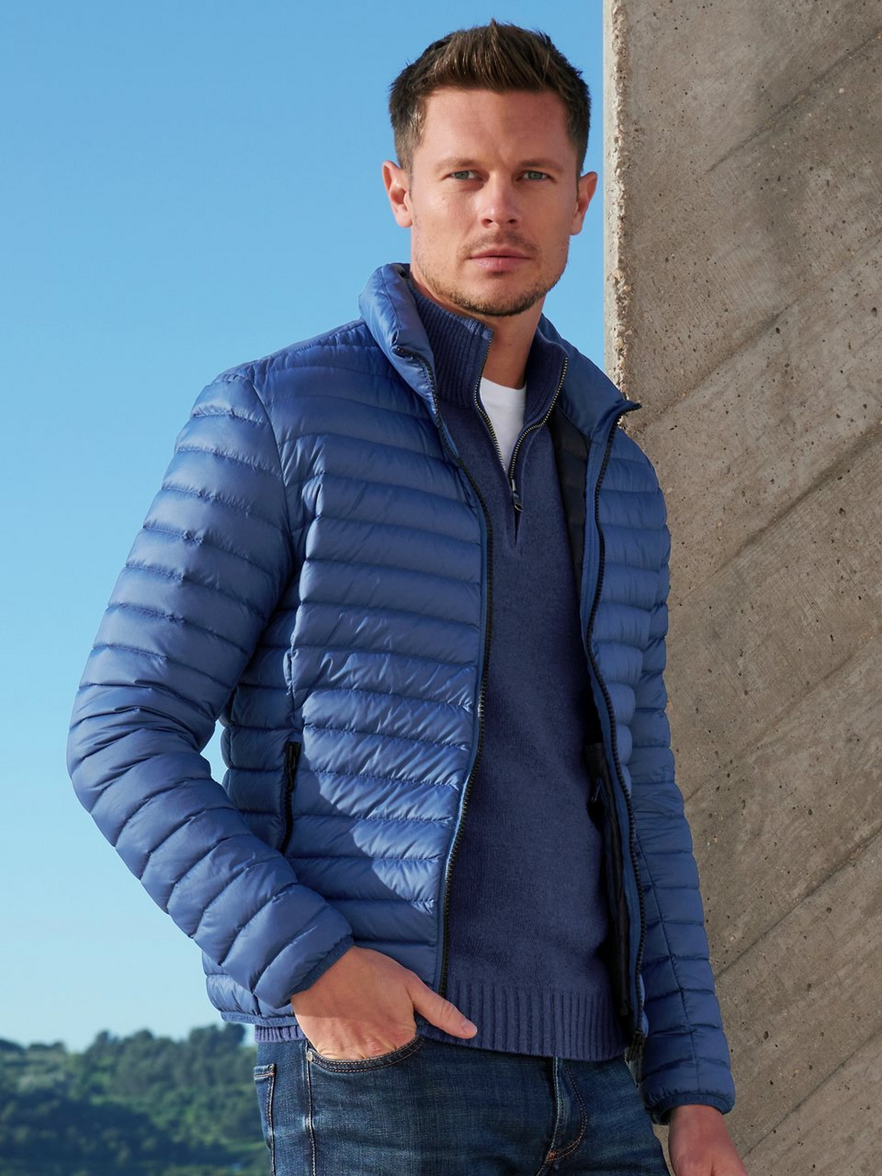 Wasserabweisende Daunen-Steppjacke