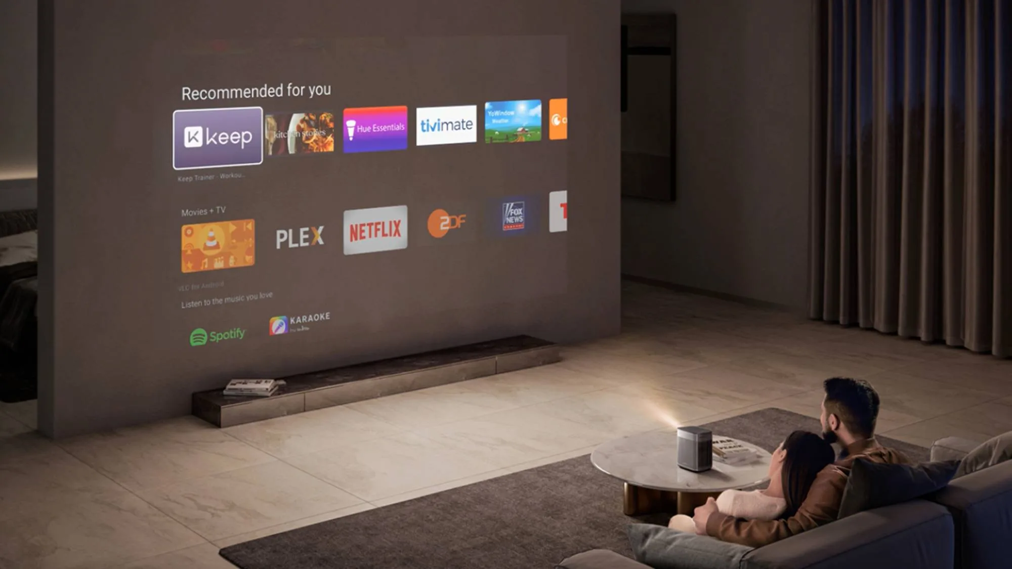 Xgimi Halo  Google TV Picoprojecteurs