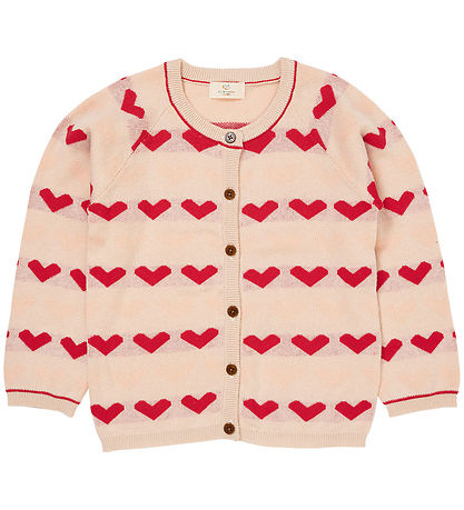 Copenhagen Colors Cardigan - Strick - Heart - Berry Kamm