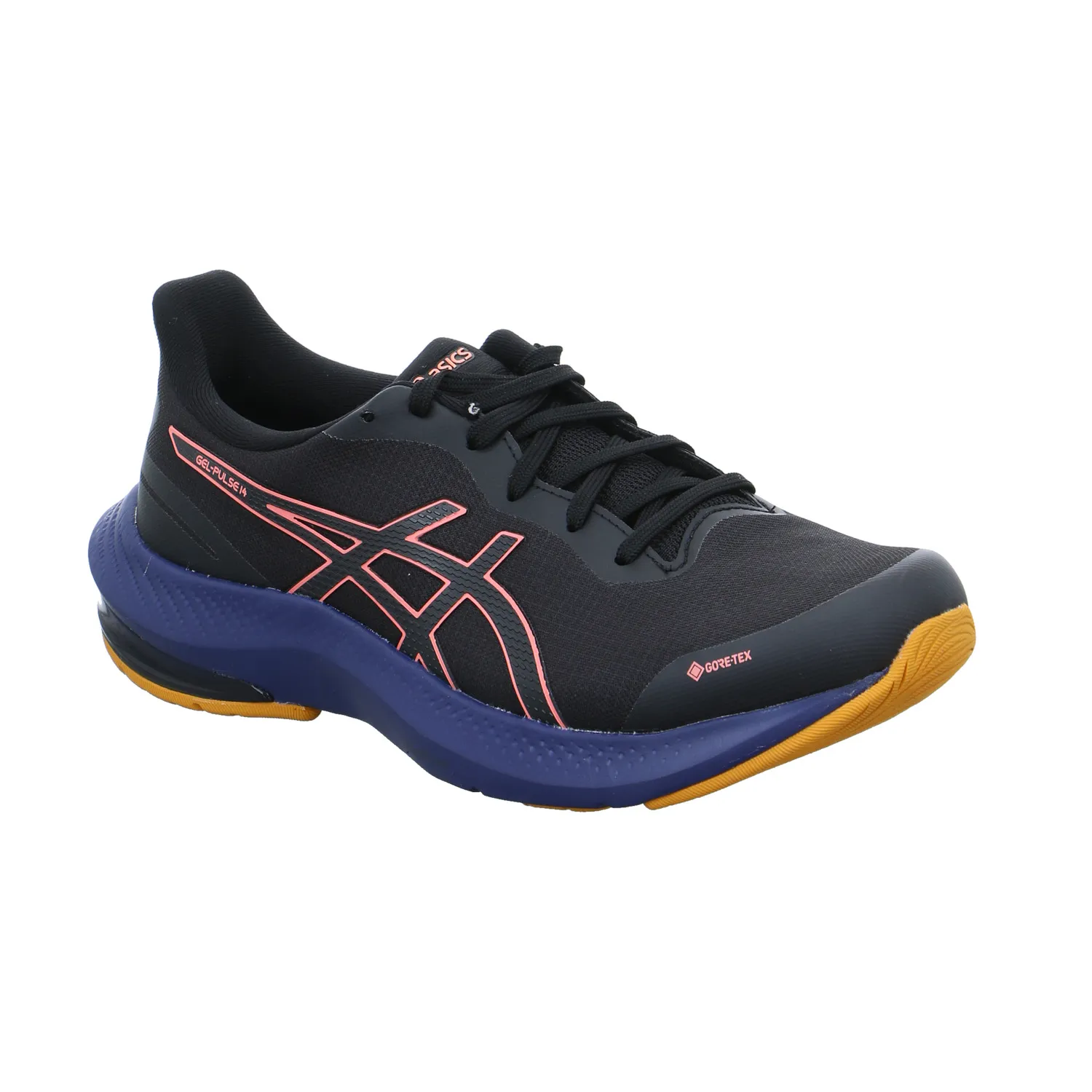 ASICS Training Fitnessschuhe Schwarz Synthetik  Gel Pulse 14 Gore-Tex