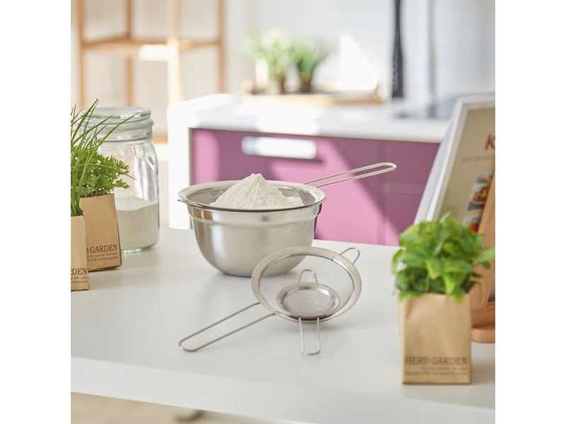 relaxdays Abtropfsieb 3er Set Küchensieb-Set