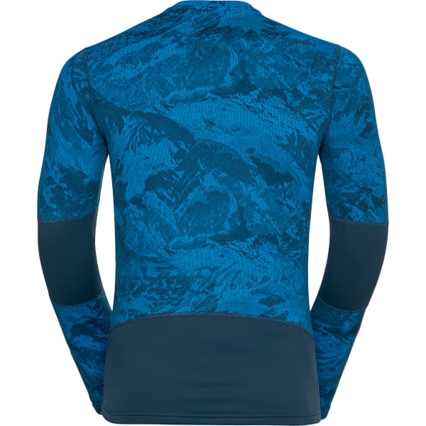 T-shirt thermique ODLO BL TOP CREW NECK L/S WHISTLER ECO INDIGO BUNTING/BLUE WING TEAL
