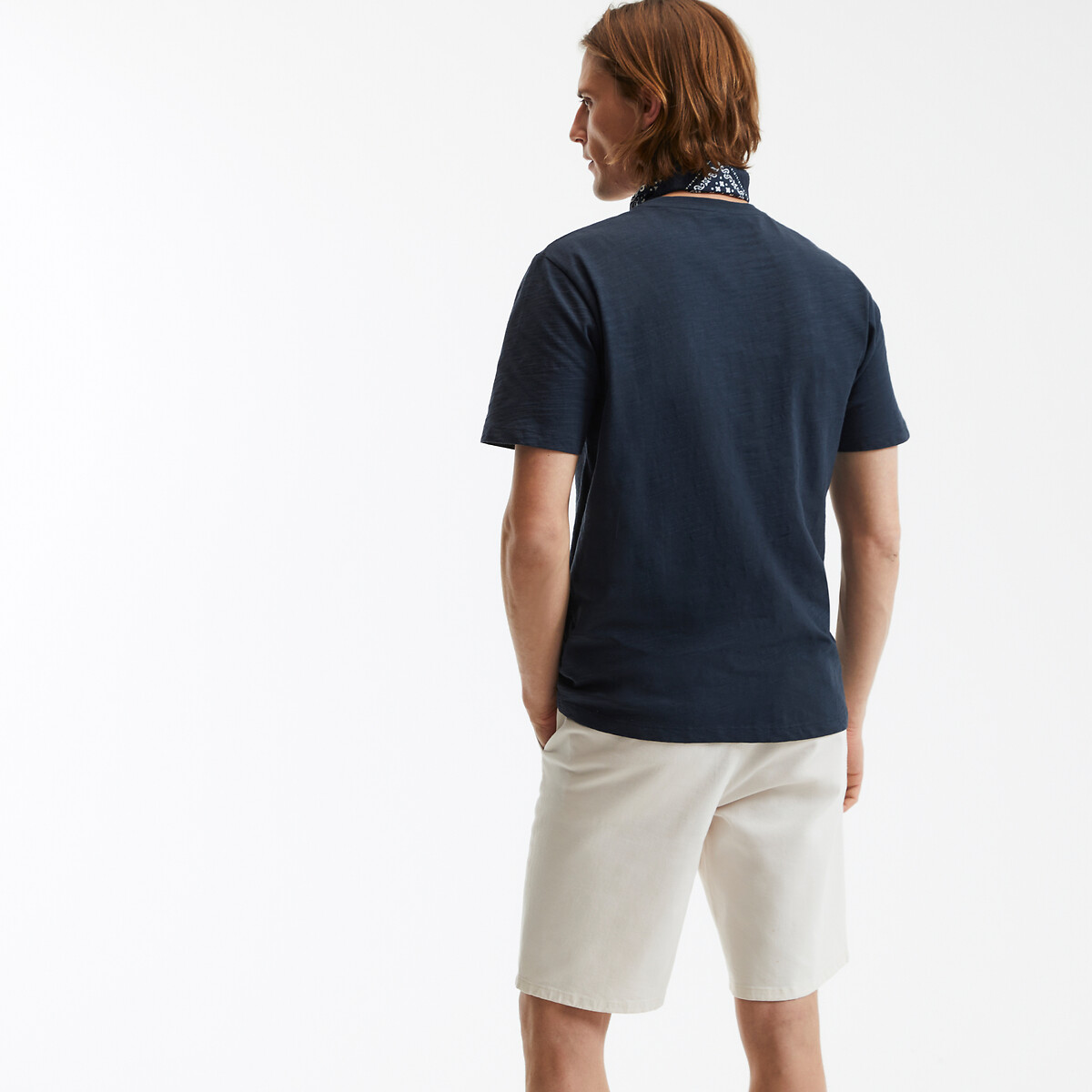 COLEÇÃO LA REDOUTE<br>Camiseta com gola redonda e mangas curtas