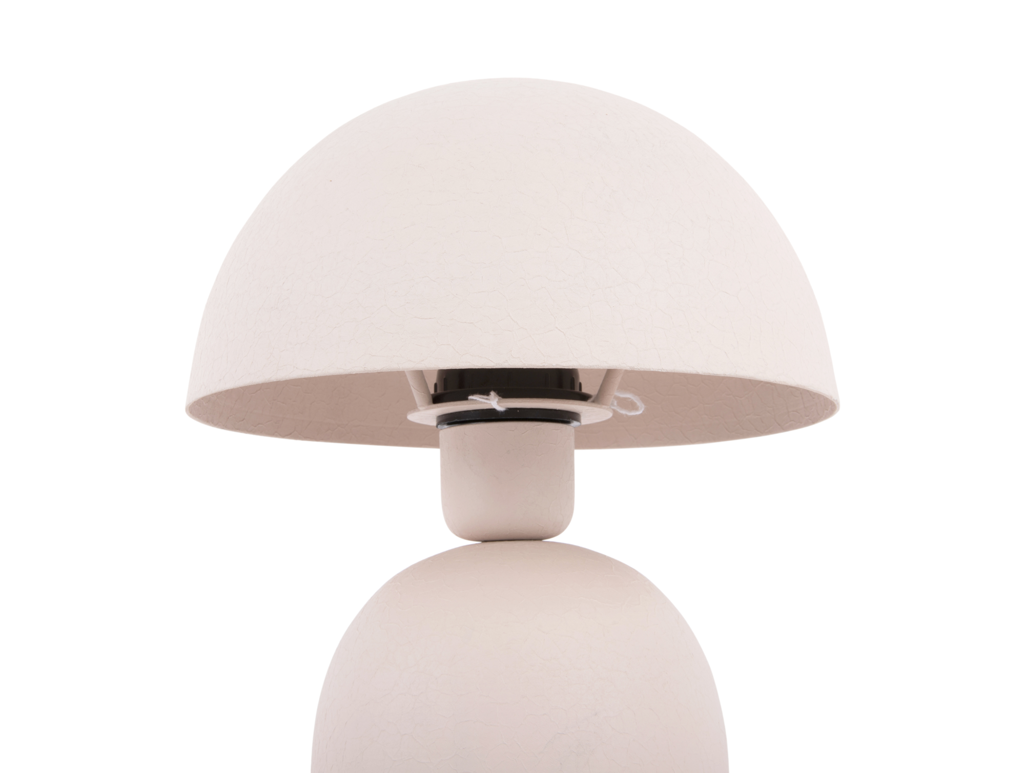 Table lamp Boaz iron textured warm grey