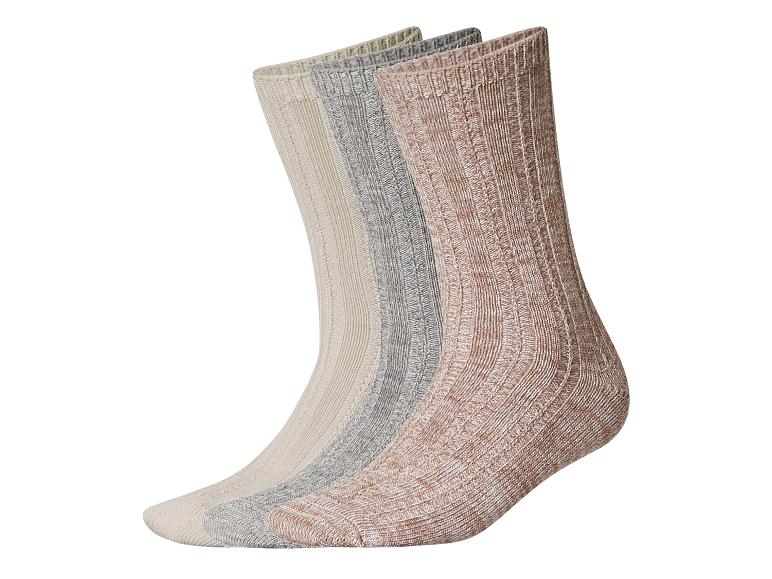 3 Paar dames thermo sokken