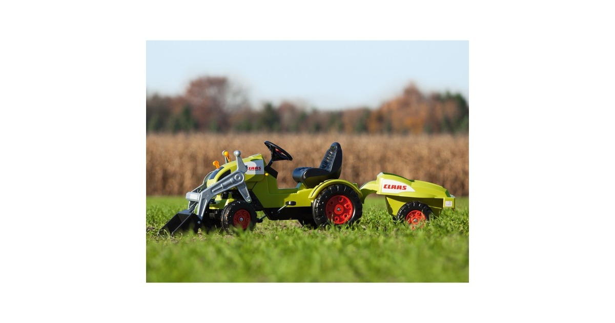 BIGCLAAS CELTIS Tractor met laadschep en trailer Kindervoertuig