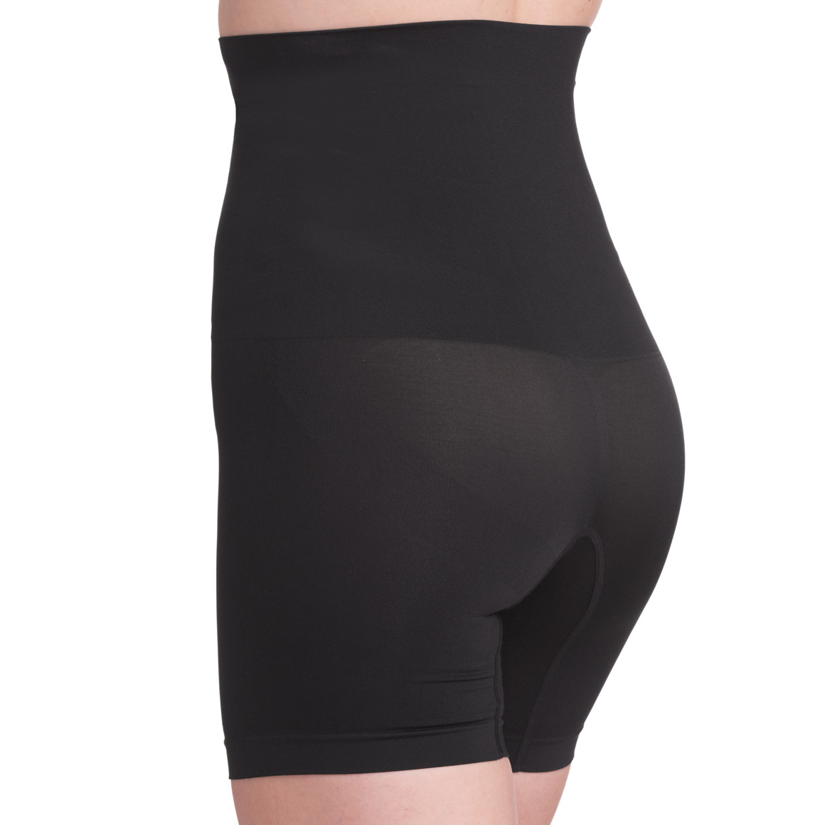 Damen Shapewear-Radler mit hoher Taille schwarz