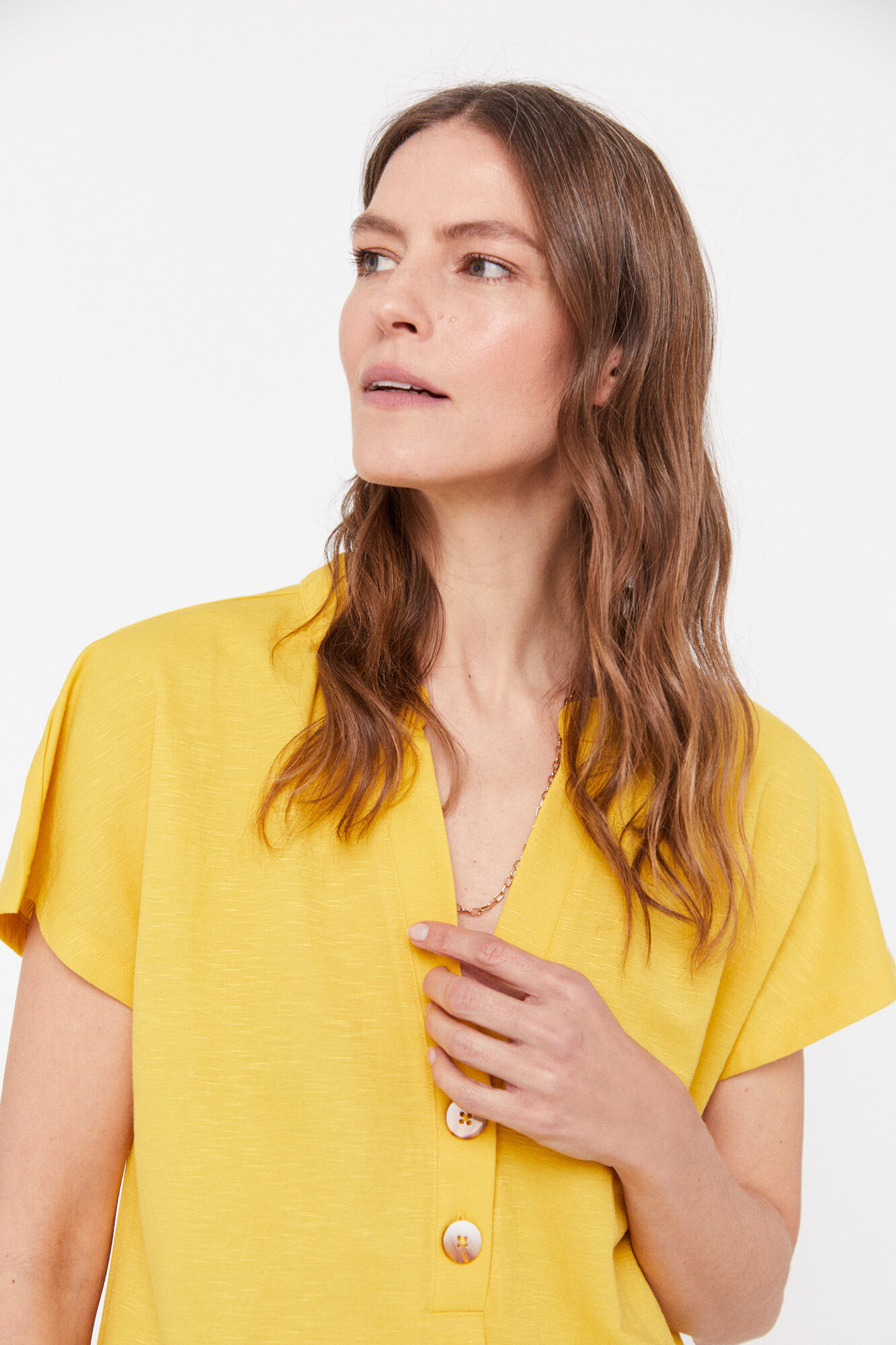 Blusa confortável - Amarela