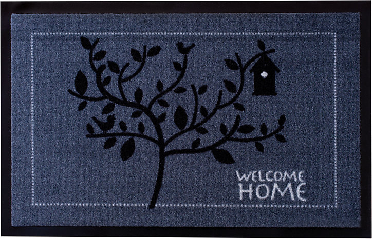 Paillasson gris 40 x 60 cm Welcome Home