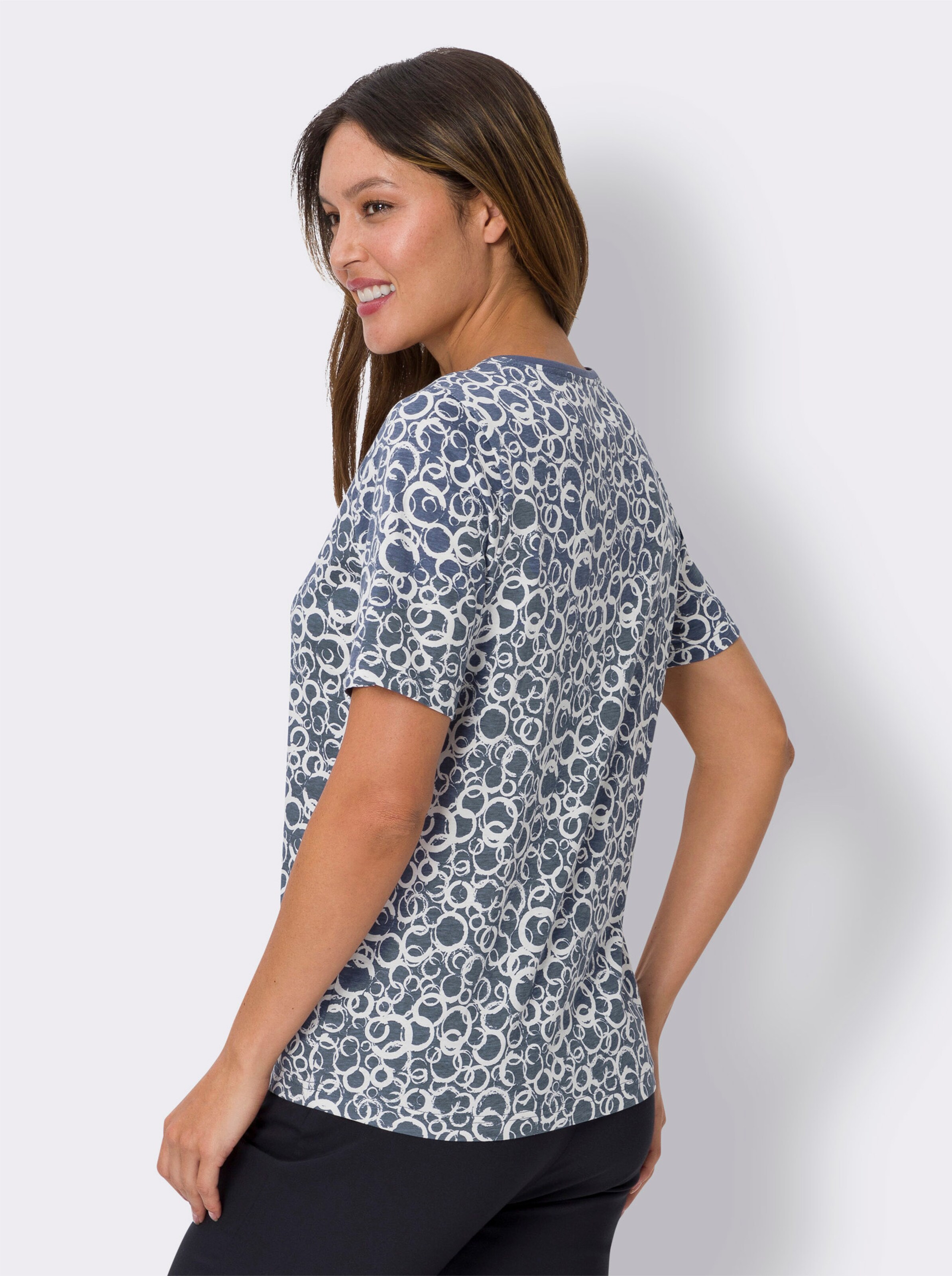 Rundhals-Shirt