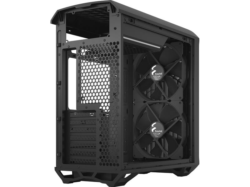 Fractal Design PC-Gehäuse Torrent Compact Solid Schwarz Eleganter, kompakter Mid-Tower