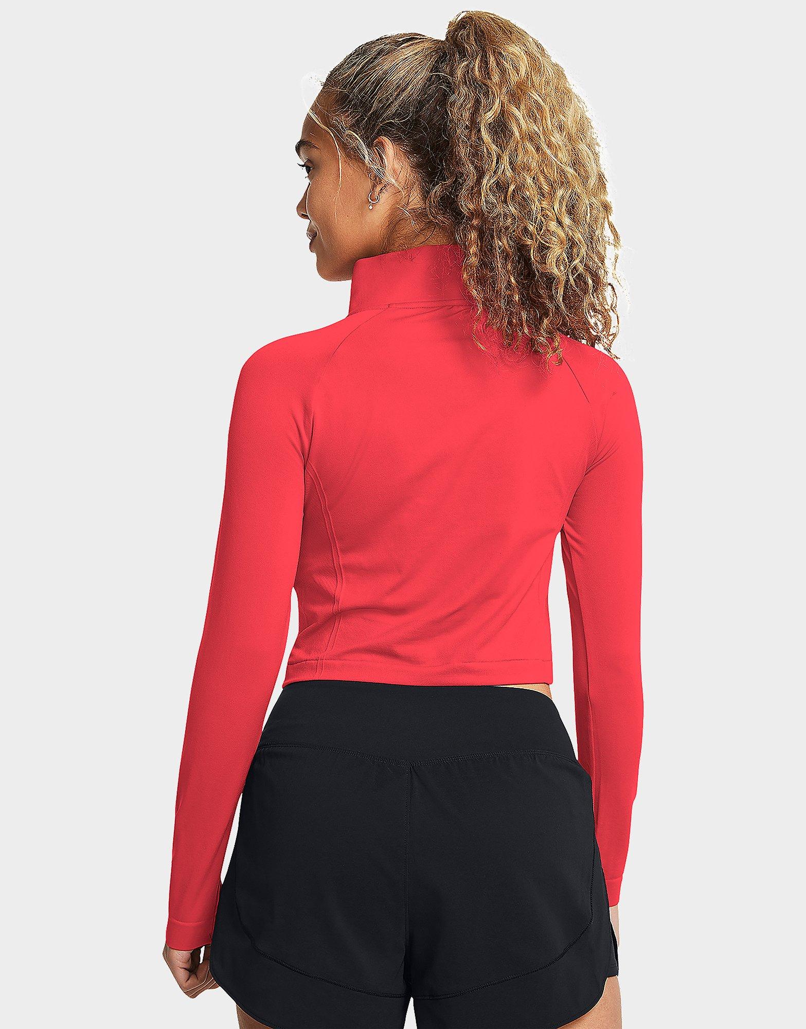 Under Armour Warmup Tops Vanish Seamless 1/4 Zip Crop