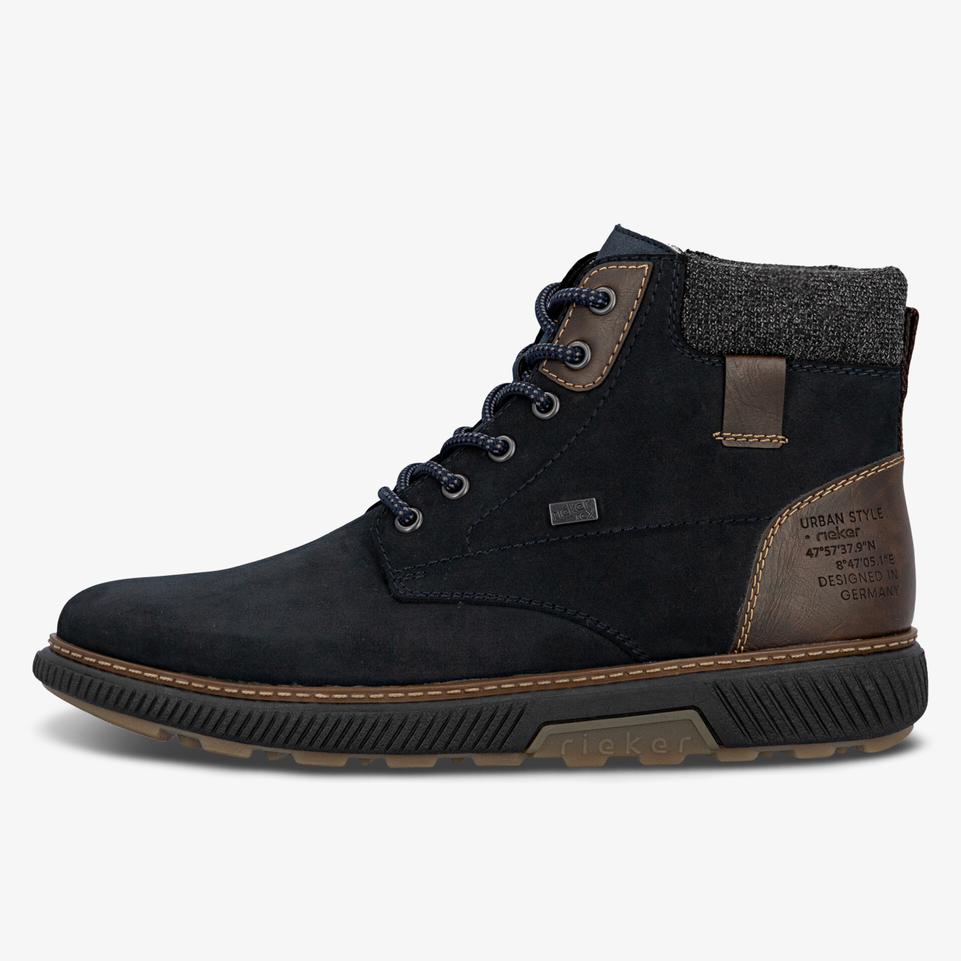rieker Herren Stiefel blau