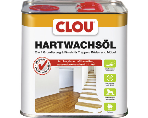 Clou Hard Wax Olie 2,5 l