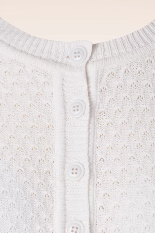 Mak Sweater Jennie vest in wit
