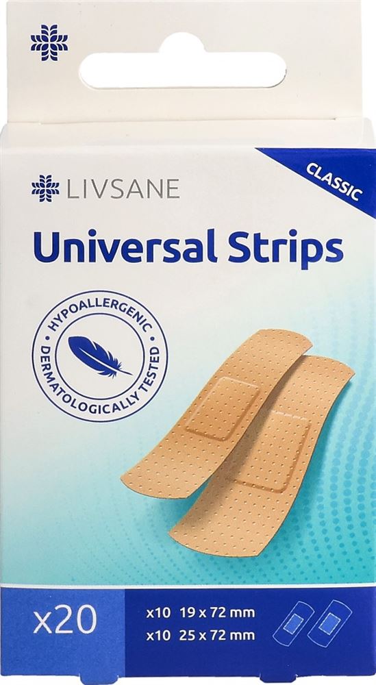 LIVSANE Classic Universal Pflaster Strips Pfl 20 Stk