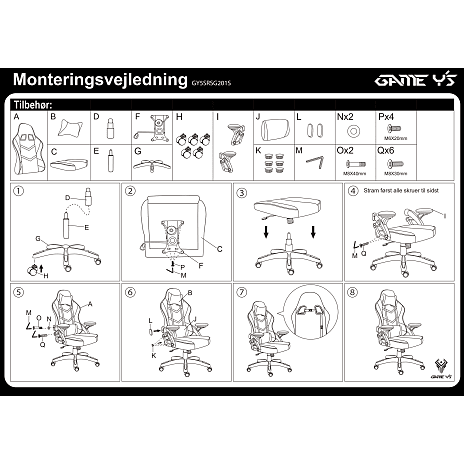 Game YS Gamerstol - sort