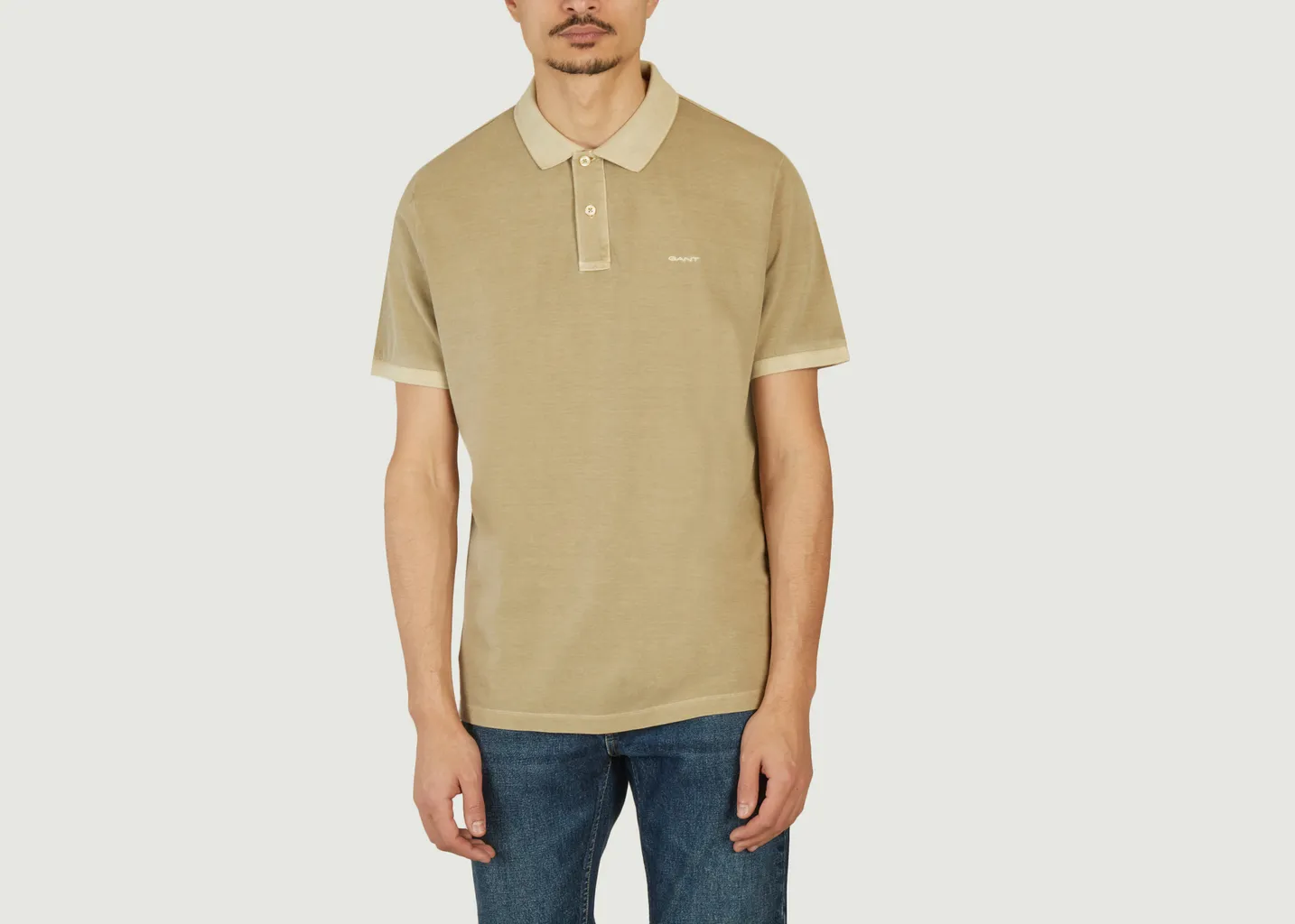 Polo en coton piqué Sunfaded Gant