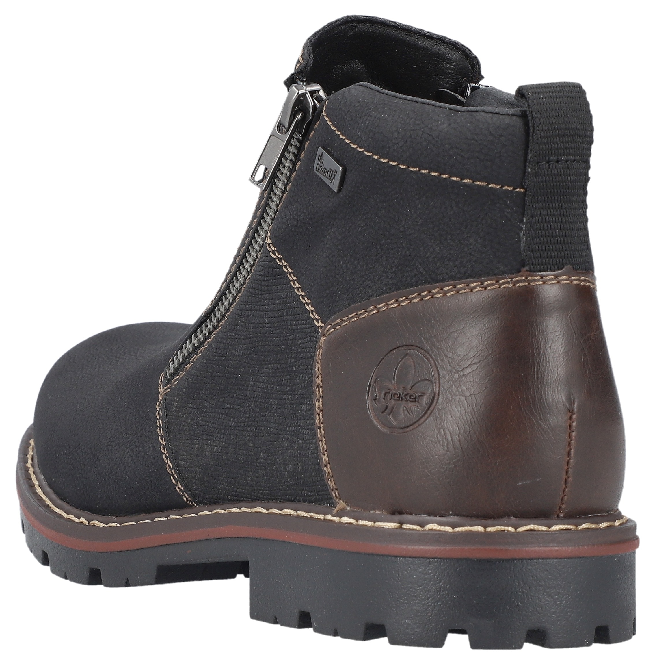 Rieker Winterstiefelette  , Winterboots, Warmfutter, Reissverschlüsse, mit TEX-Ausstattung