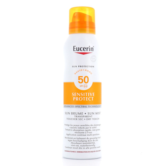 Eucerin brume solaire SPF50 Sun Sensitive Protect - Peau sensible