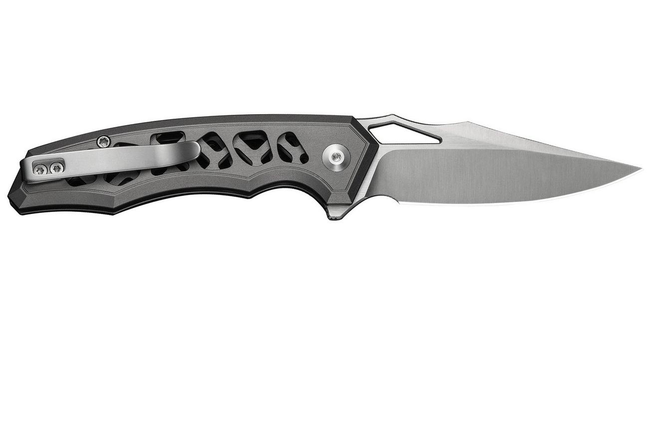 Civivi Anaaki C24039-2 Satin Gray Aluminum, zakmes