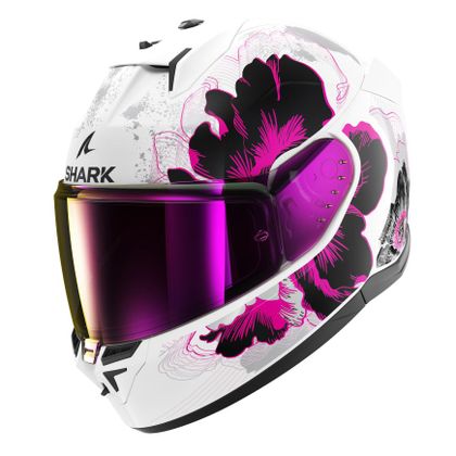Casque Shark D-SKWAL 3 MAYFER - Blanc / Rose