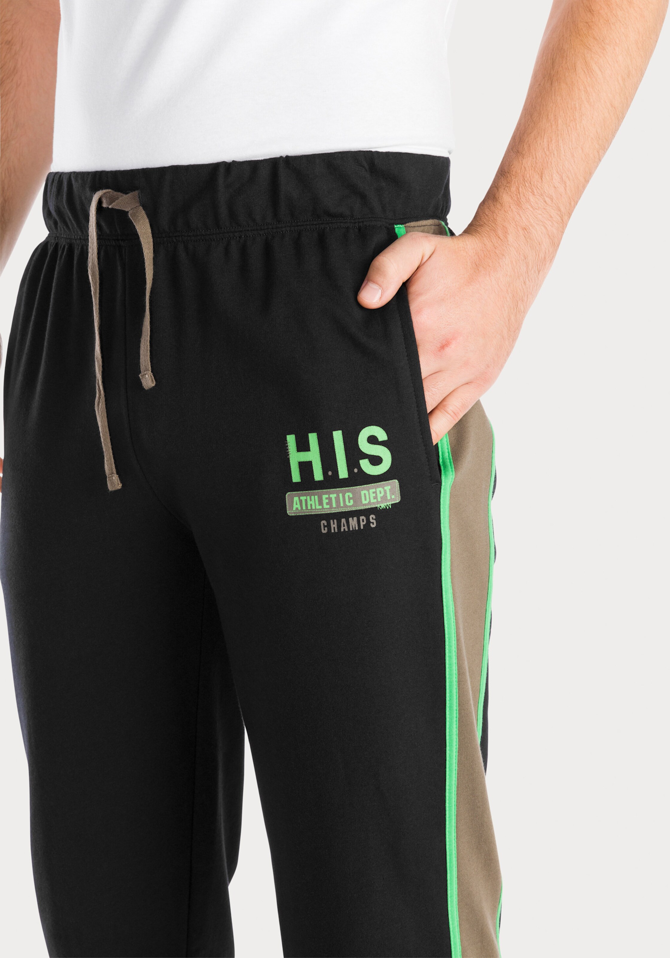 H.I.S Sweathose in schwarz