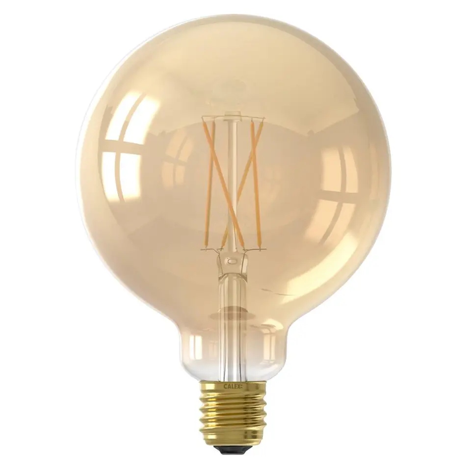 Calex Smart LED-globelamp G125 - goudkleurig - 7W