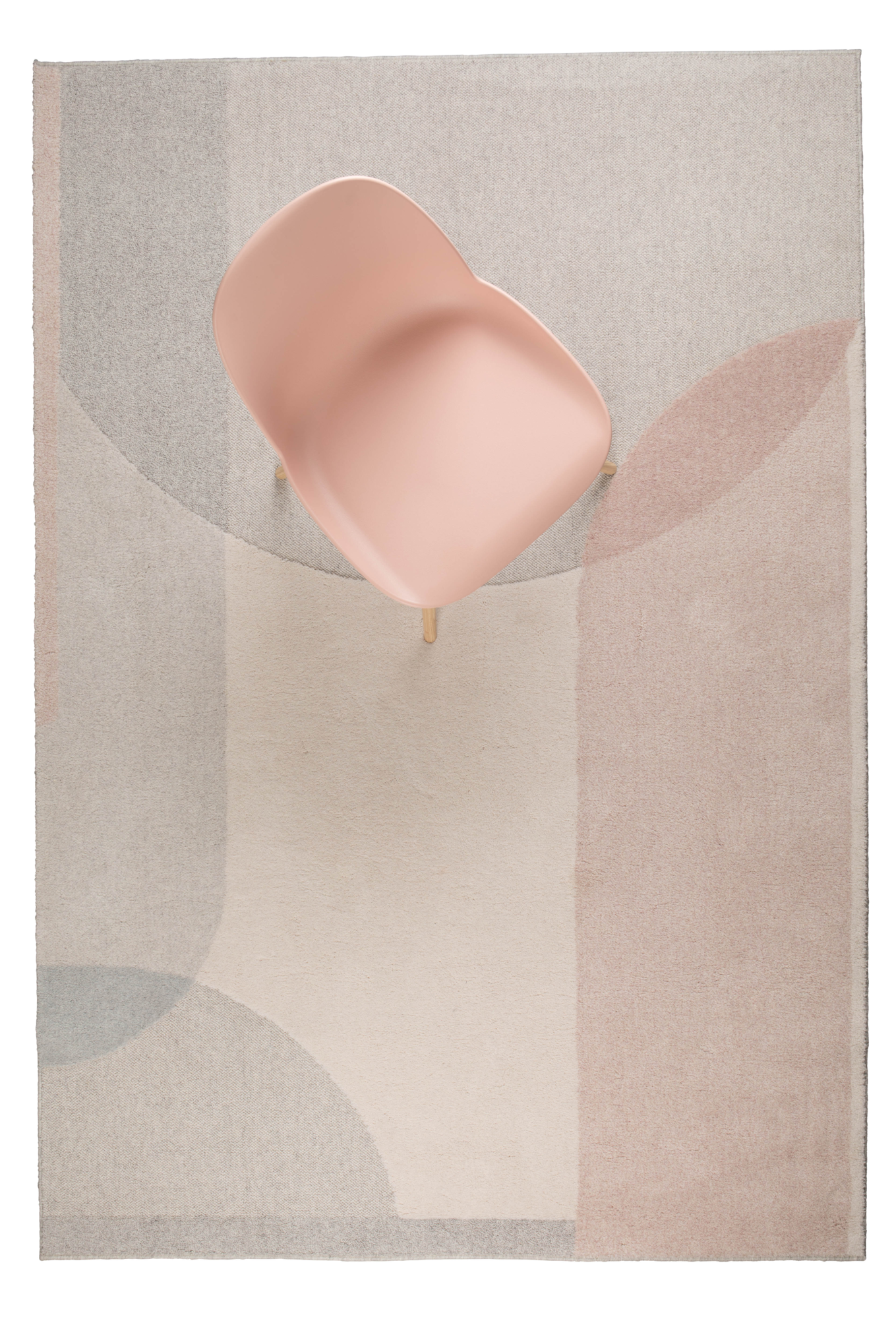 Vloerkleed Dream 160x230 cm naturel/roze