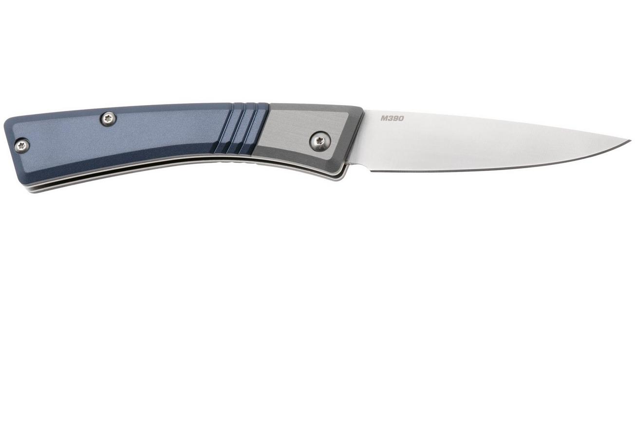 Benchmade Successor 315, Satin M390, Crater Blue, Ash Gray, Aluminium, zakmes