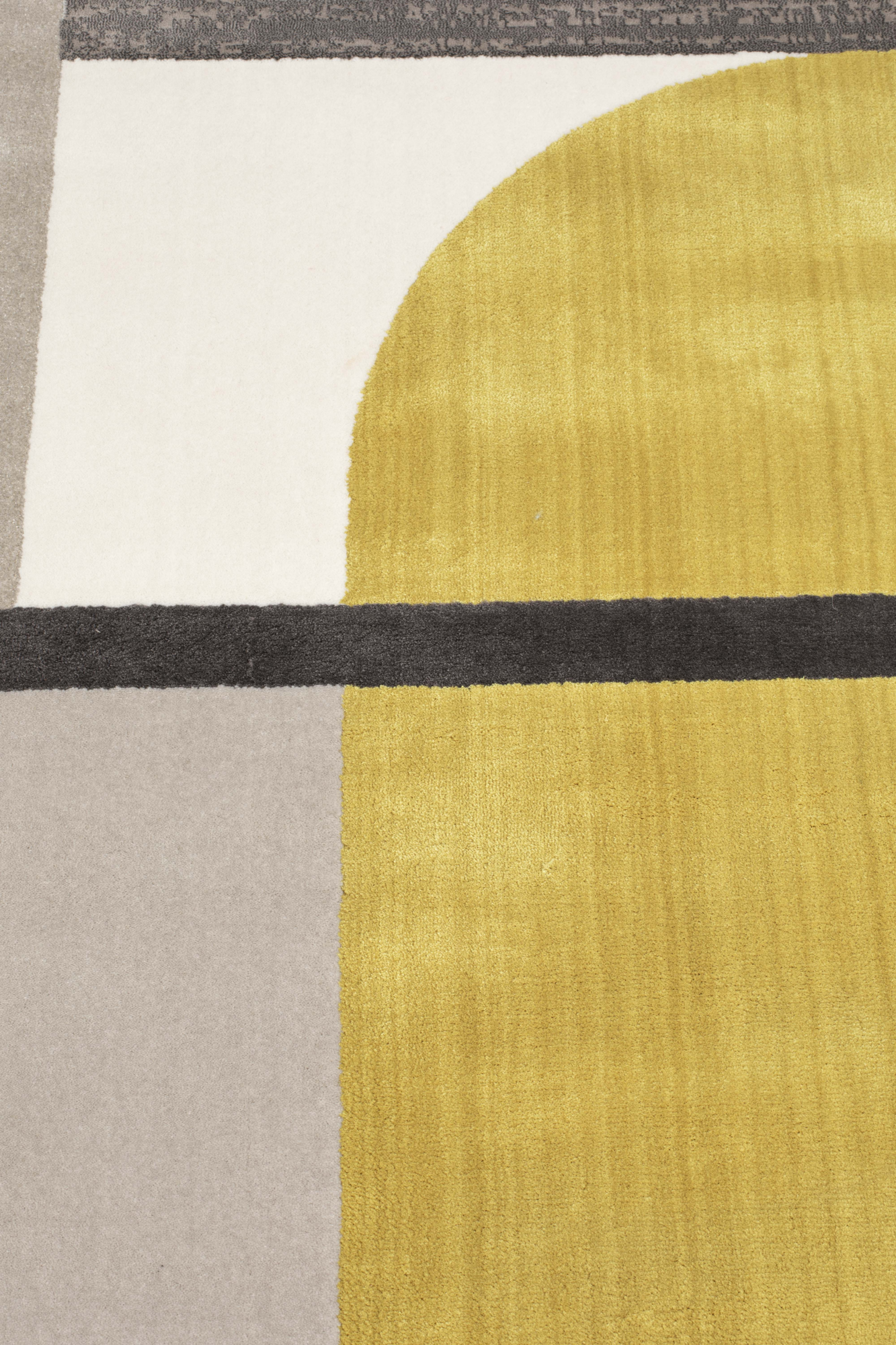 Vloerkleed Hilton Hilton vloerkleed 160x230cm grijs/geel