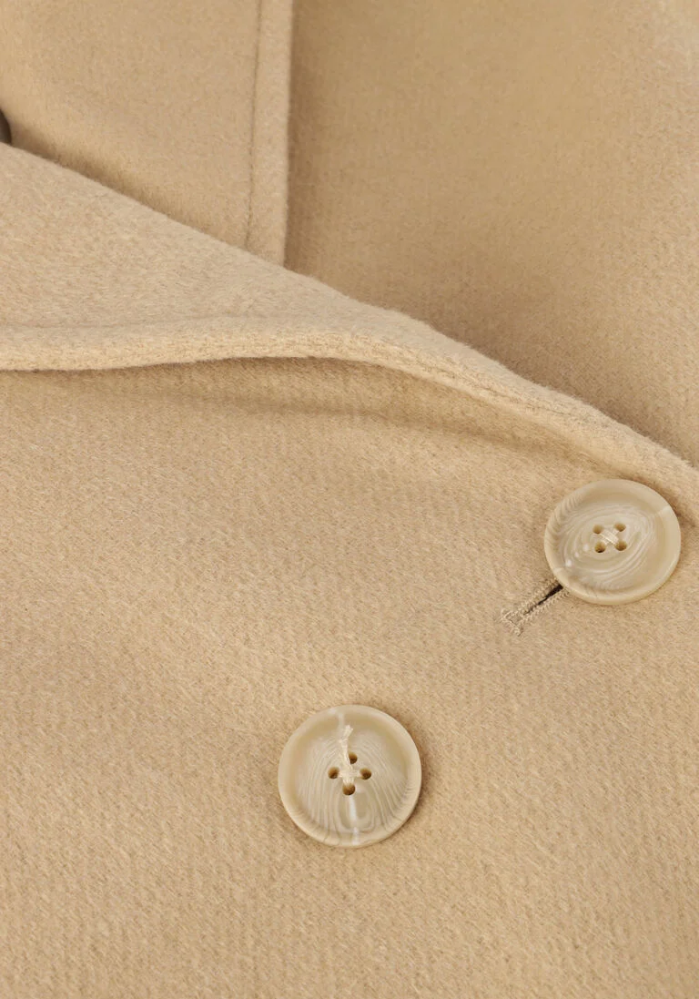 NOTRE-V zand notre-v mantel wool coat long