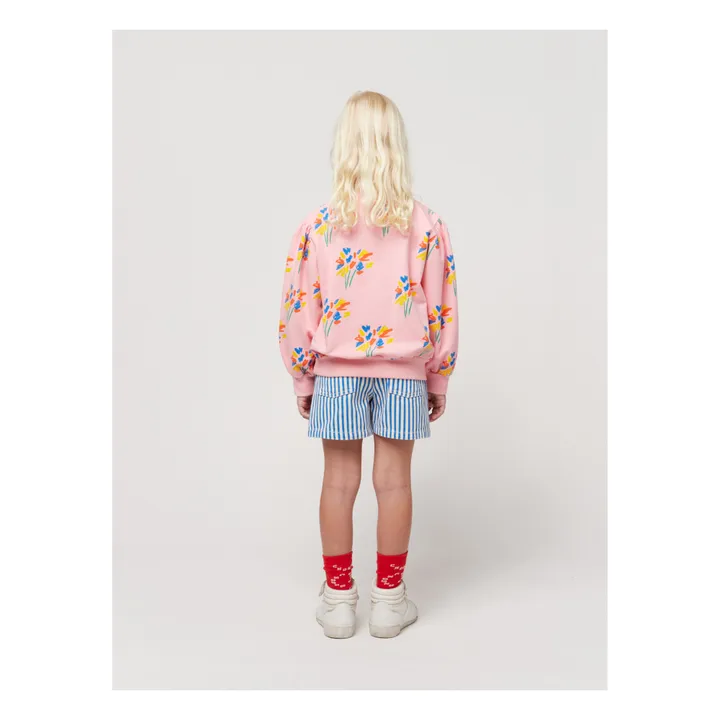 Bobo Choses Sweat Coton Bio Feux d'Artifices Enfant | Rose