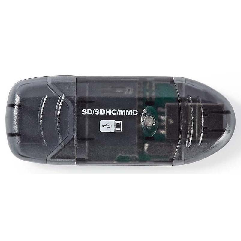 Nedis CRDRU2100BK SD/SDHC/MMC kaartlezer USB