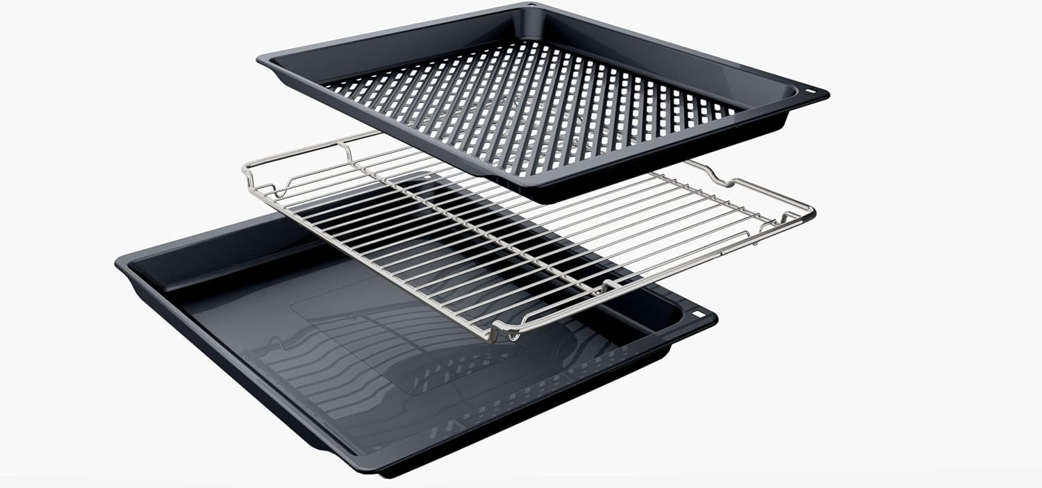 Bosch - Backofen, Serie 6, AirFry-Funktion, vorprogrammierte Rezepte, weiß, HBG536EW4
