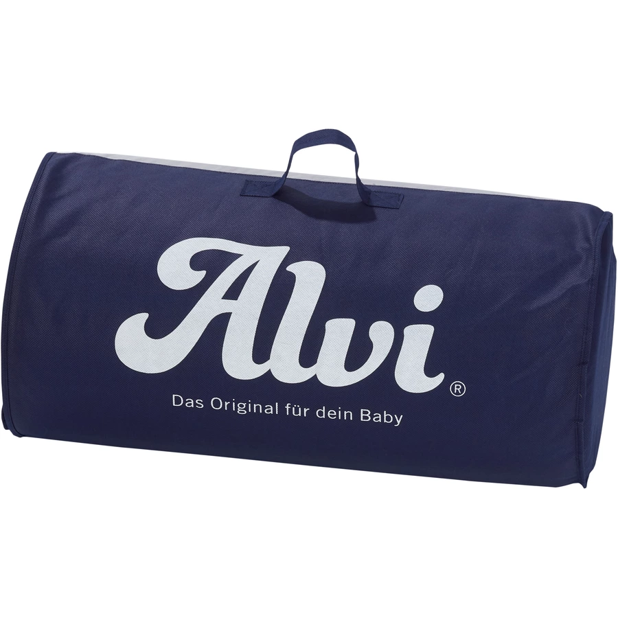 Alvi® Reisebettmatratze gerollt weiß 60 x 120 cm