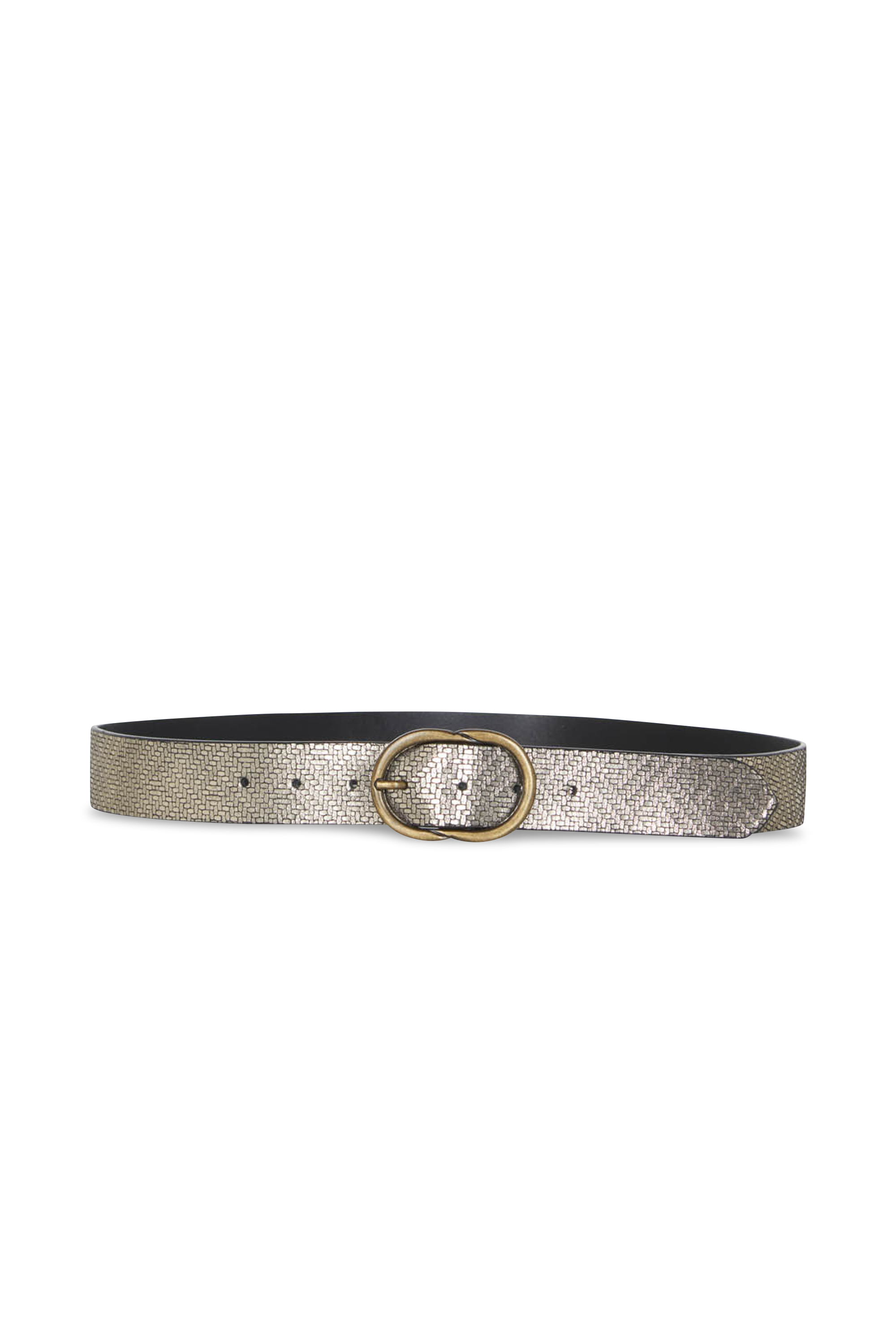 PIECES Ceinture Pclauro leather jeans belt FC Jaune