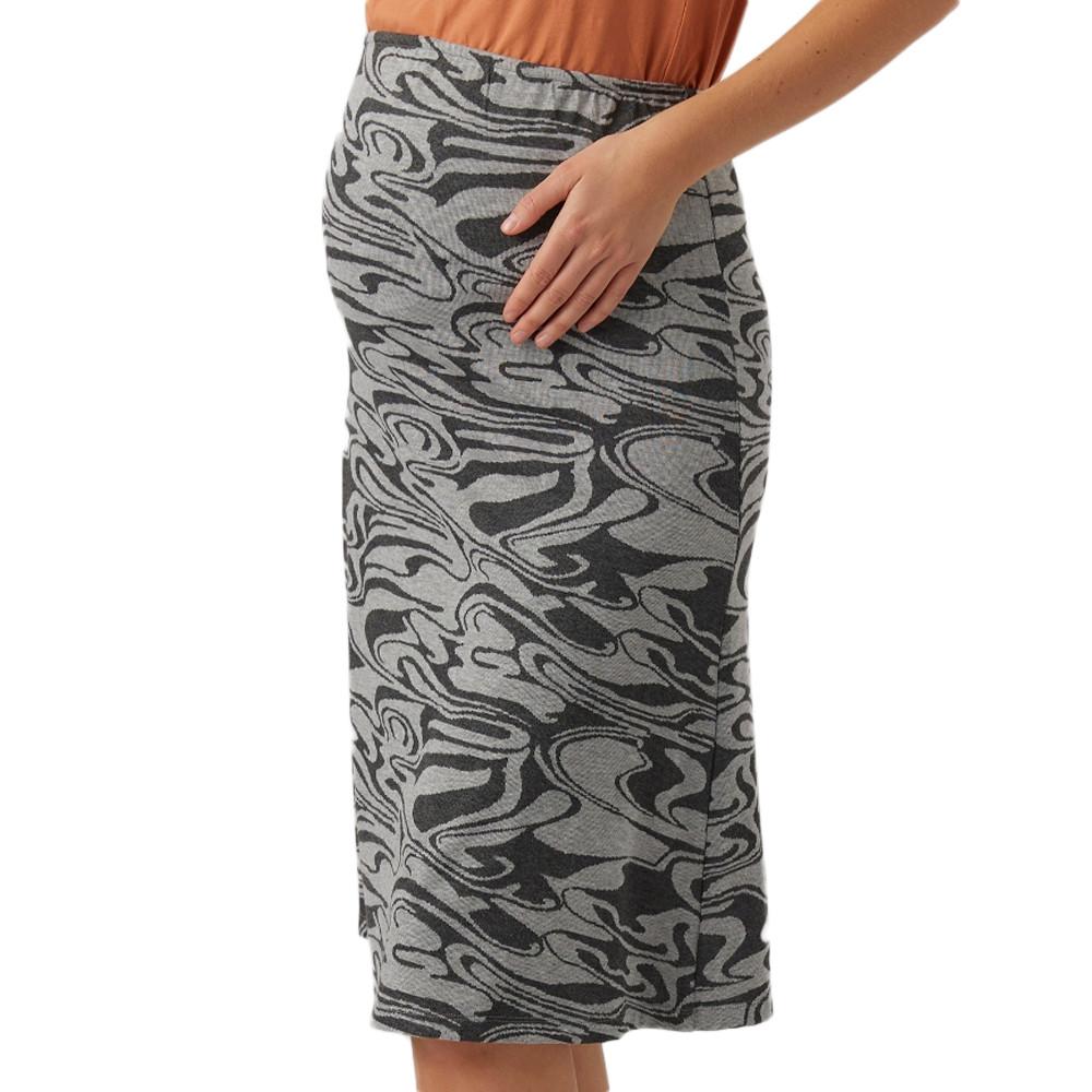 Mamalicious Jupe de Grossesse Grise/Noire Femme Mamalicious Leva