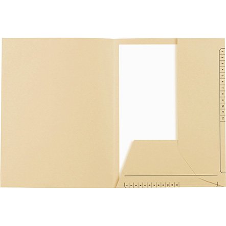 Chemise dossier 2 rabats Exacompta couleurs assorties vives - Paquet de 25