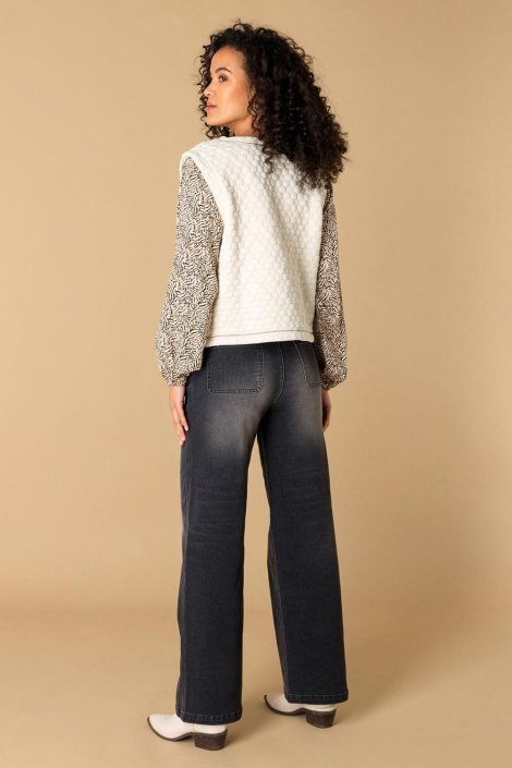 Ivy Beau witte dames gilet