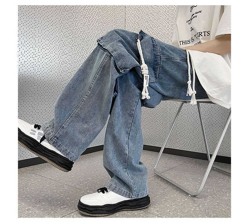 Diphon - Mid Rise Pocket Detail Wijde Broek