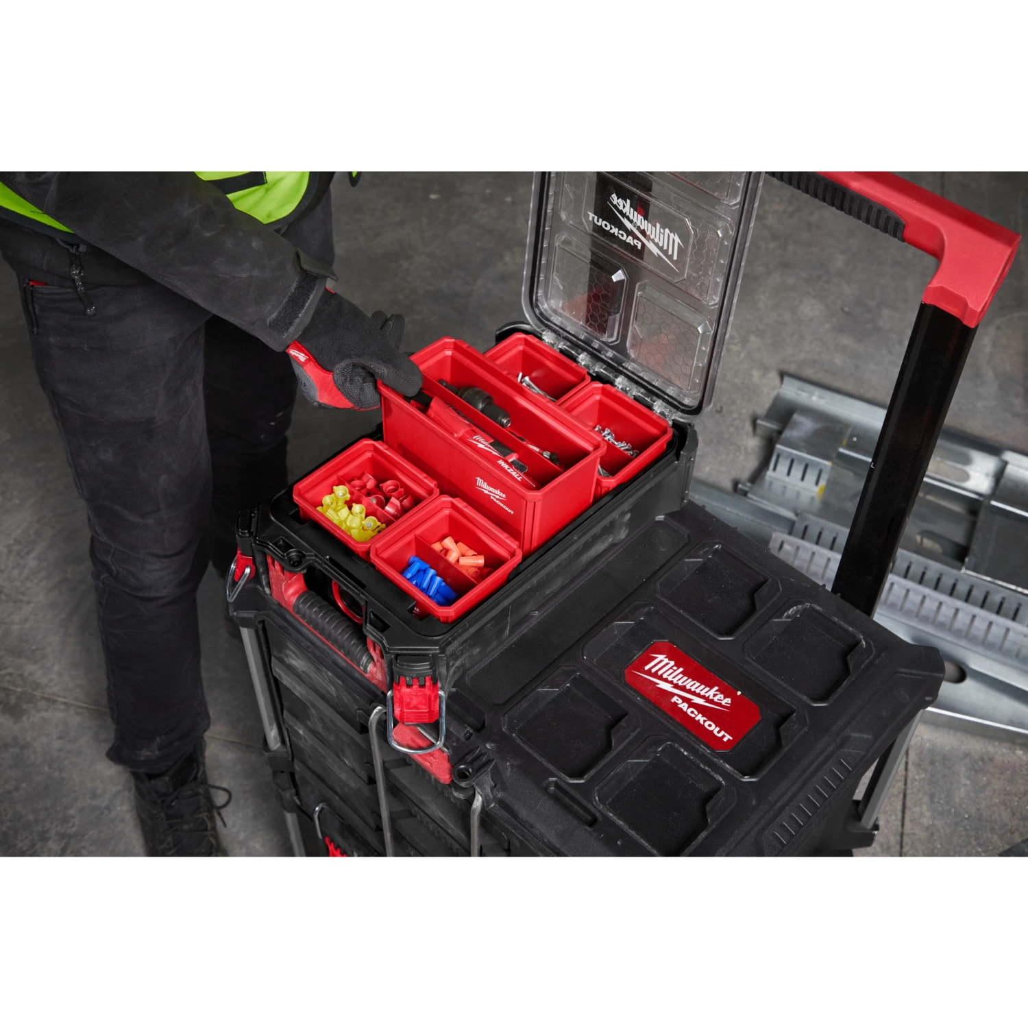 Milwaukee 4932480698 PACKOUT™ Bakjes (2st) - 10 x 10 cm