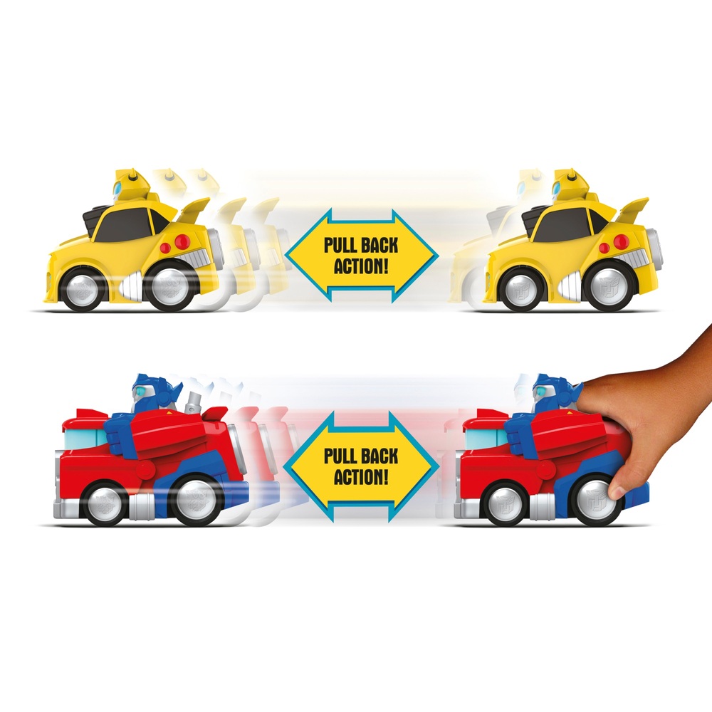 Transformers Rescue Bots Academy Rückziehfahrzeuge, 3er-Pack Sortiment