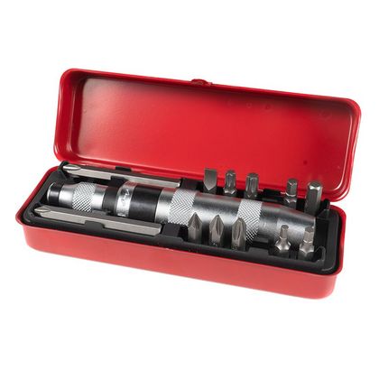 Coffret KOOROOM TOURNEVIS A FRAPPER (12 PIECES) Universel - Rouge