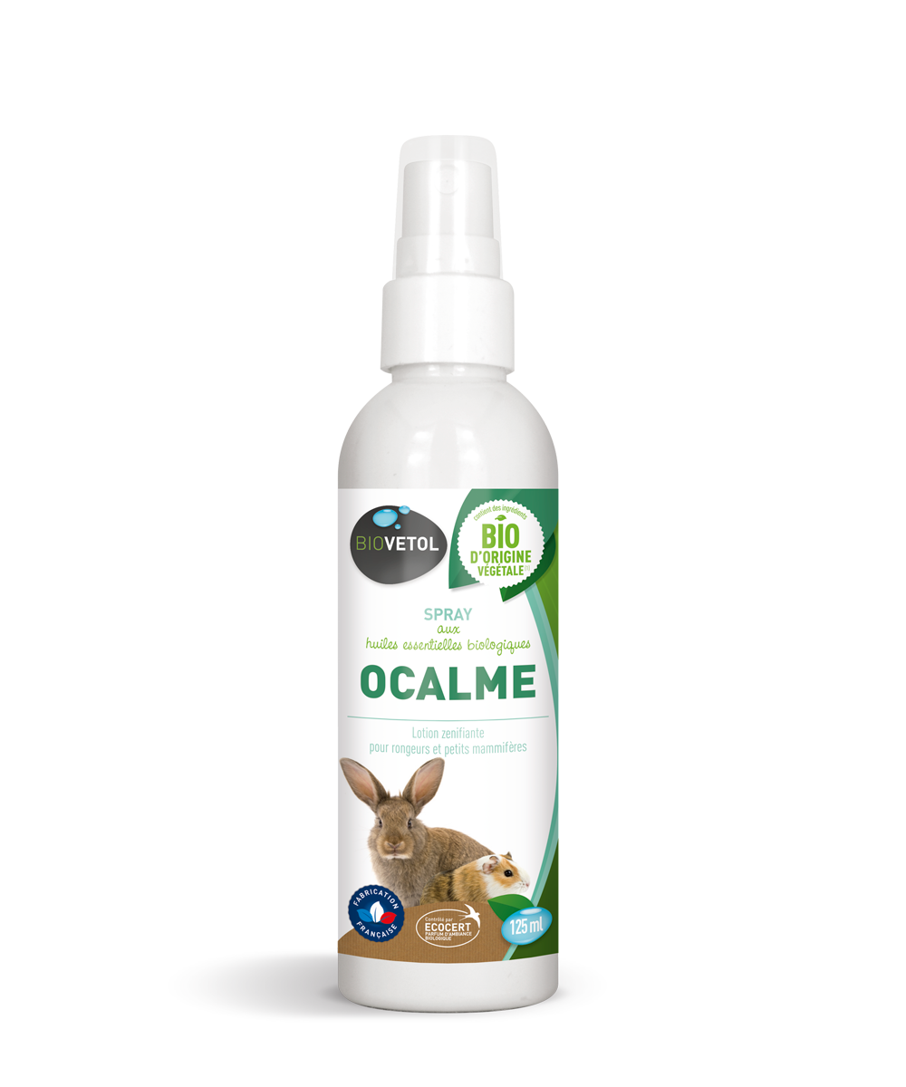 Spray d'ambiance apaisant- bio certifié ecocert- rongeurs/petits mamifères-125ml