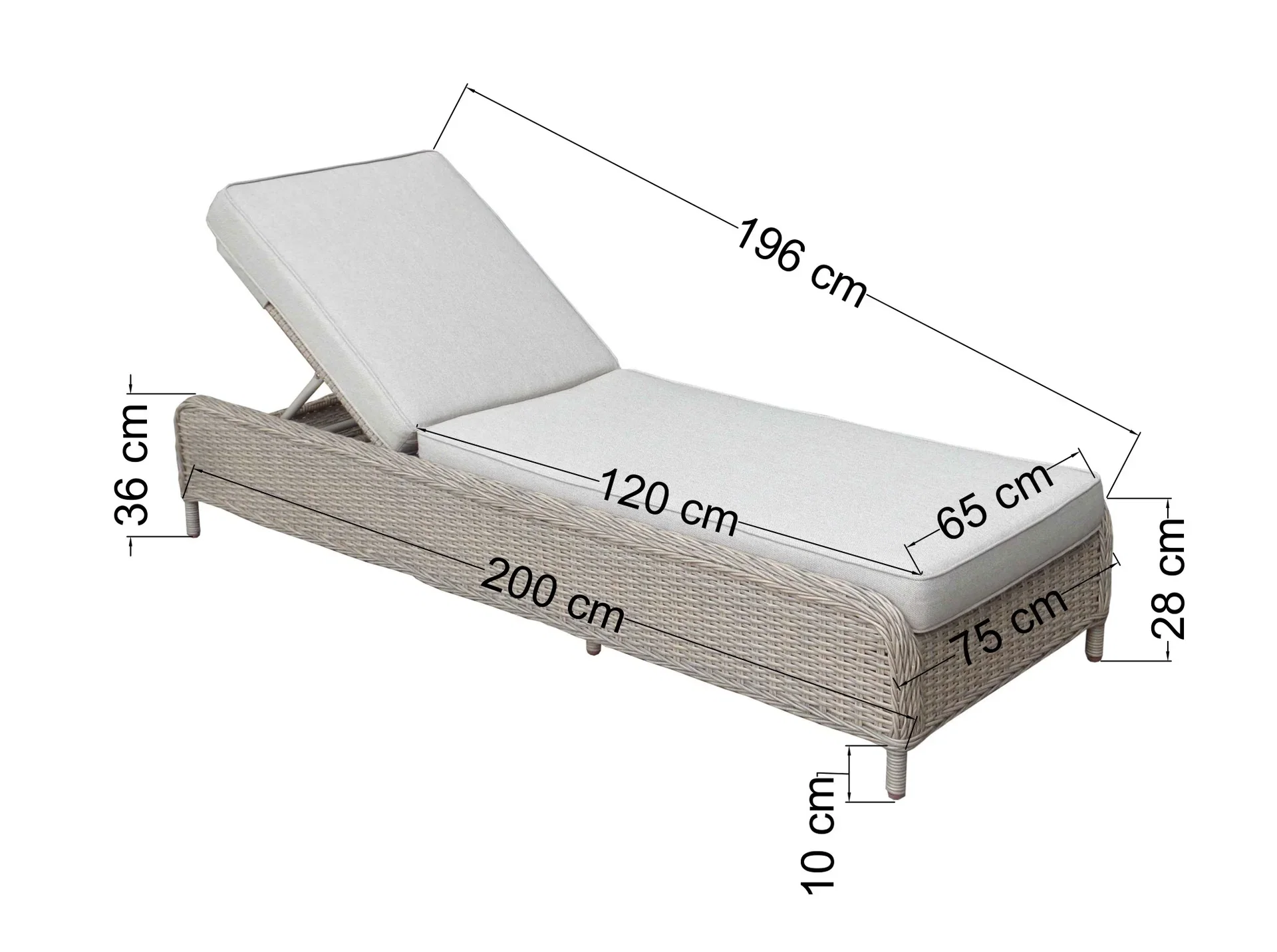 Skanden Solseng Saltnes Lengde 200 cm