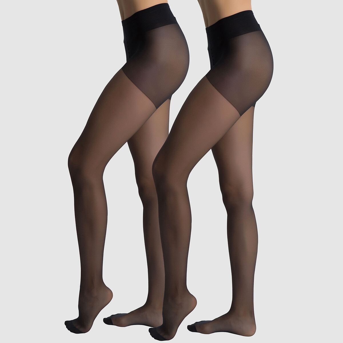 Conjunto de 2 calcinhas Diam's Voile 22 deniers